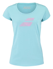 Koszulka damska Babolat Exercise Flag Tee Women Angel Blue