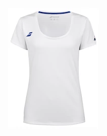 Koszulka damska Babolat Play Cap Sleeve Top Women White/White