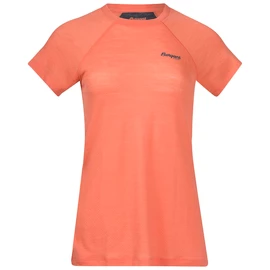 Koszulka damska Bergans Floyen Wool Tee Orange