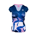 Koszulka damska BIDI BADU  Bella 2.0 Tech V-Neck Tee Dark Blue/Rose