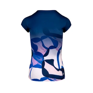 Koszulka damska BIDI BADU  Bella 2.0 Tech V-Neck Tee Dark Blue/Rose