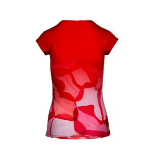 Koszulka damska BIDI BADU  Bella 2.0 Tech V-Neck Tee Red/Orange