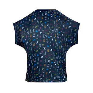 Koszulka damska BIDI BADU  Majira Tech Tee Dark Blue, Mixed S