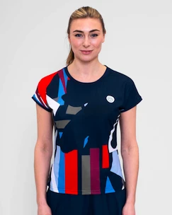 Koszulka damska BIDI BADU  New York 2024 Capsleeve Dark Blue/Red M