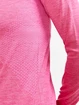 Koszulka damska Craft  Core Dry Active Comfort Zip Pink
