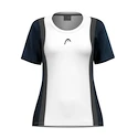 Koszulka damska Head  CLUB 25 TECH T-Shirt Women Navy/White