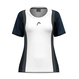Koszulka damska Head CLUB 25 TECH T-Shirt Women Navy/White