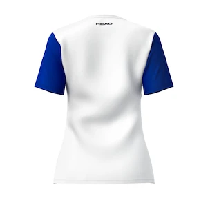 Koszulka damska Head  CLUB 25 TECH T-Shirt Women Royal/White