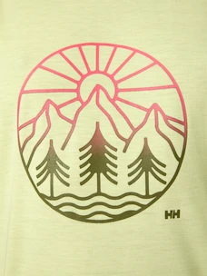 Koszulka damska Helly Hansen  Skog Recycled Graphic Tee Fadded Yallow