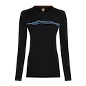 Koszulka damska Icebreaker Merino 200 Oasis LS Crewe Mountain Pulse Black M