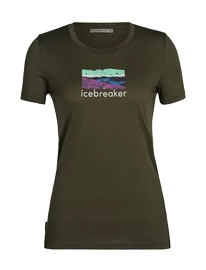 Koszulka damska Icebreaker Tech Lite II SS Tee Trailhead Loden