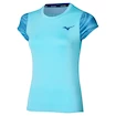 Koszulka damska Mizuno  Charge Printed Tee  Blue Glow M