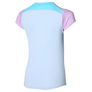 Koszulka damska Mizuno  Charge Printed Tee  Halogen Blue