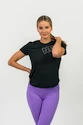 Koszulka damska Nebbia  FIT Activewear Functional T-shirt with Short Sleeves black XS