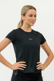 Koszulka damska Nebbia FIT Activewear T-Shirt “Airy” with Reflective Logo 438 black