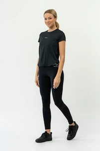 Koszulka damska Nebbia  FIT Activewear T-Shirt “Airy” with Reflective Logo 438 black