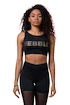 Koszulka damska Nebbia Intense Gold Mesh Mini Top 830 black S