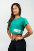 Koszulka damska Nebbia POWERHOUSE Oversized Crop Top 279 green