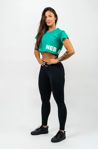 Koszulka damska Nebbia POWERHOUSE Oversized Crop Top 279 green