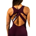 Koszulka damska Nebbia STRONG BEAUTY Body-Enhancing Workout Jumpsuit 427 dark red