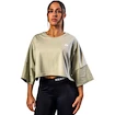 Koszulka damska Nebbia STRONG BEAUTY Oversized Cropped Tee JUST FLOW 431 light green