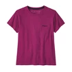 Koszulka damska Patagonia  P-6 Logo Responsibili Star Pink