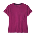 Koszulka damska Patagonia  P-6 Logo Responsibili Star Pink