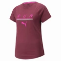 Koszulka damska Puma  Run 5K Logo Tee Grape Wine