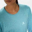 Koszulka damska Salomon  Agile LS Tee Crystal Blue