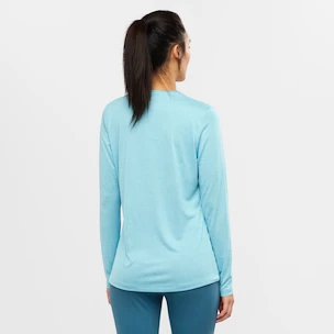 Koszulka damska Salomon  Agile LS Tee Crystal Blue