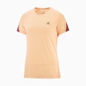 Koszulka damska Salomon  Cross Run SS Tee Apricot Ice