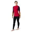 Koszulka damska Smartwool  W Intraknit Merino 200 Colorblck 1/4 Zip pomegranate