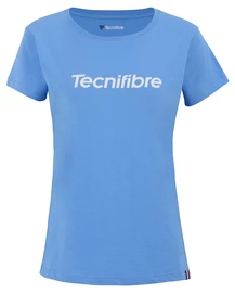 Koszulka damska Tecnifibre Club Cotton Tee Azur