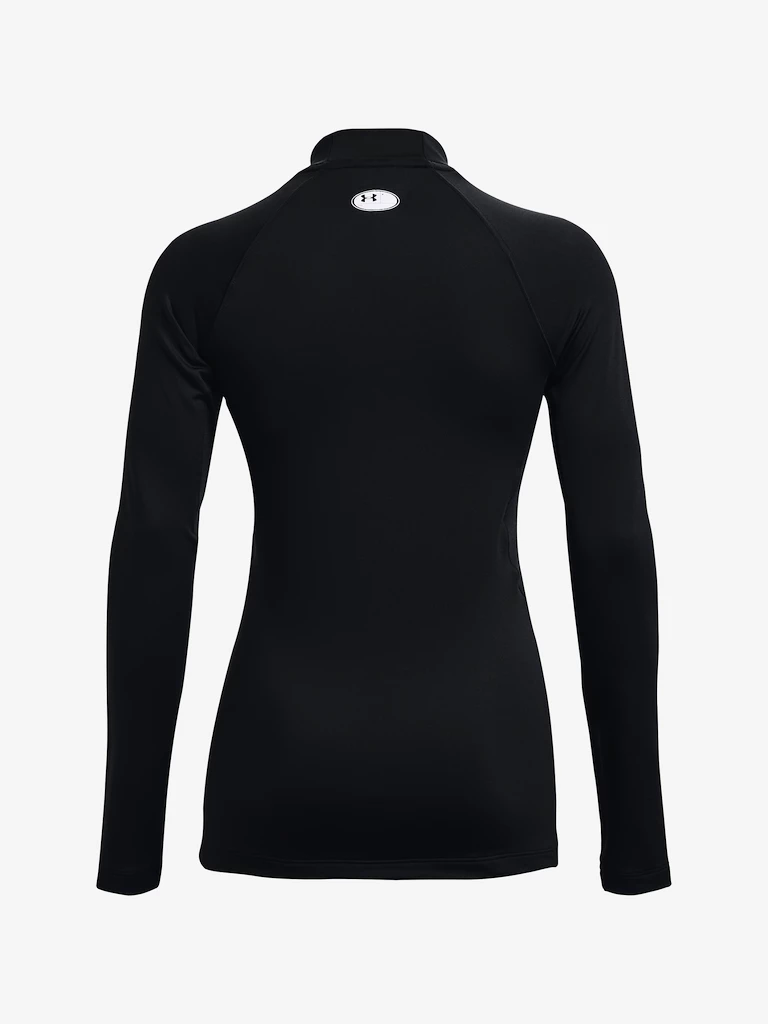 Koszulka damska Under Armour ColdGear Authentics Mockneck-BLK