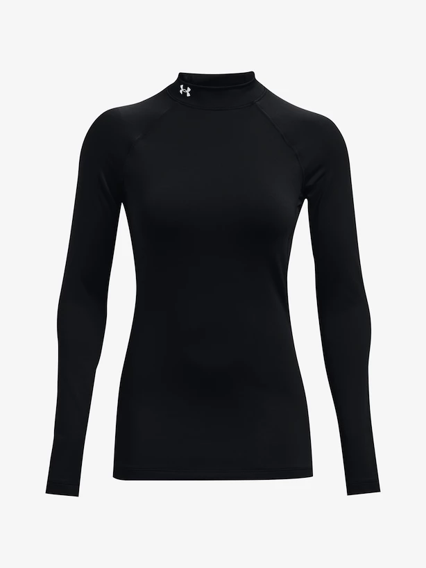 Koszulka damska Under Armour ColdGear Authentics Mockneck-BLK