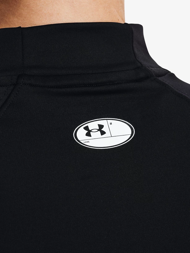 Koszulka damska Under Armour ColdGear Authentics Mockneck-BLK