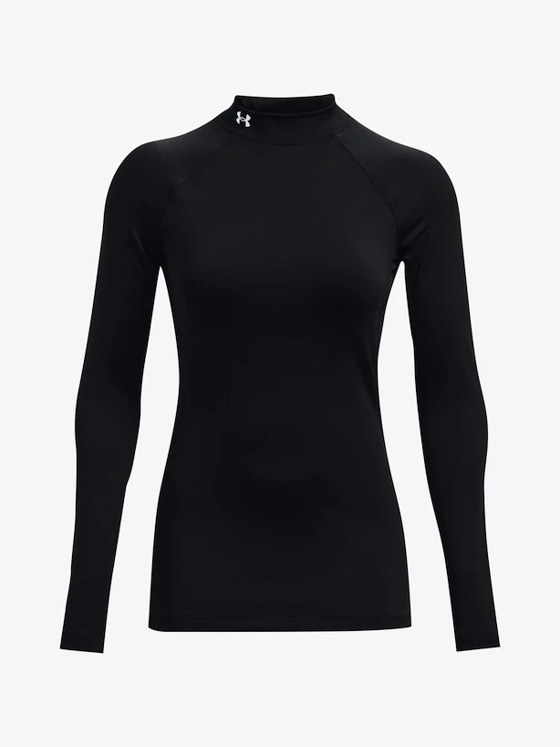 Koszulka damska Under Armour ColdGear Authentics Mockneck-BLK