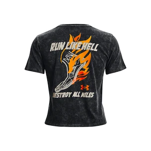 Koszulka damska Under Armour  Destroy All Miles Tee II-BLK