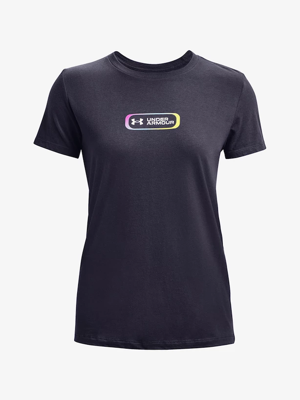 Koszulka damska Under Armour  GRADIENT PILL SS-GRY S