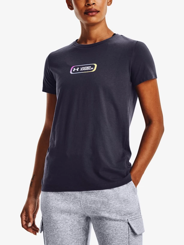 Koszulka damska Under Armour  GRADIENT PILL SS-GRY S