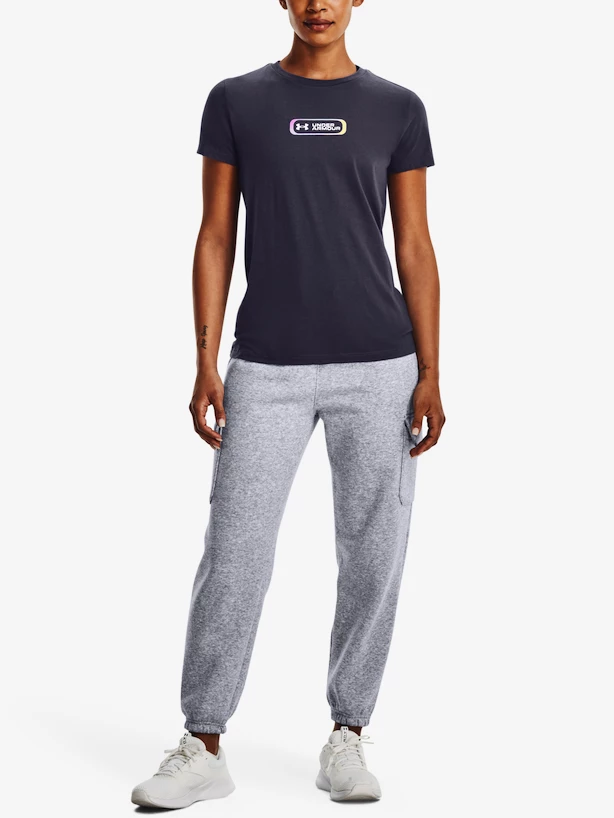 Koszulka damska Under Armour  GRADIENT PILL SS-GRY S