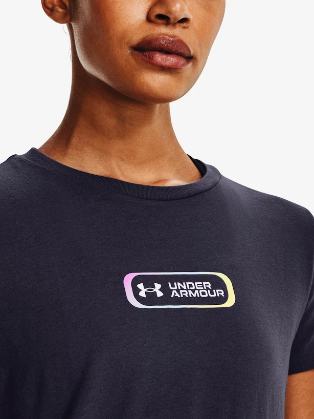 Koszulka damska Under Armour  GRADIENT PILL SS-GRY S