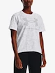 Koszulka damska Under Armour  LOGO AOP HEAVYWEIGHT SS-WHT