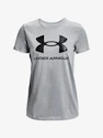 Koszulka damska Under Armour  SPORTSTYLE LOGO SS-GRY