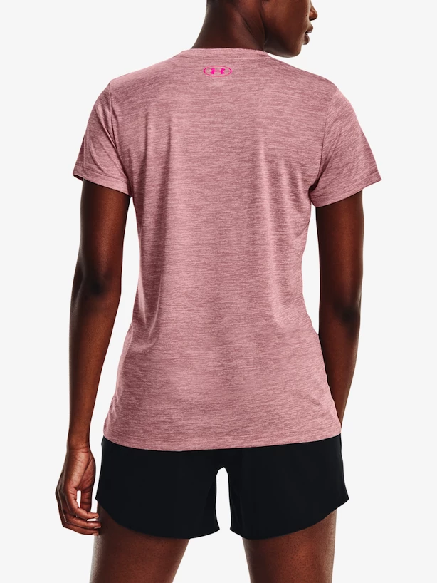 Koszulka damska Under Armour  Tech Twist Graphic SSV-PNK XS