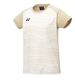 Koszulka damska Yonex Women's Crew Neck Shirt YW0050 Ice Beige