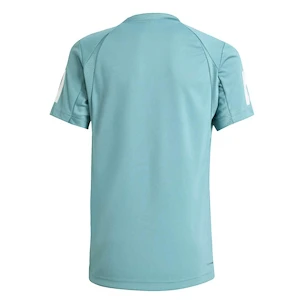 Koszulka dziecięca adidas  Club Tennis 3-Stripes T-Shirt Kids Powder Teal