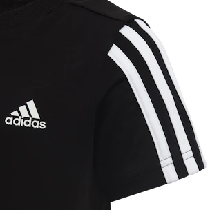 Koszulka dziecięca adidas  Essentials 3-Stripes T-Shirt Black