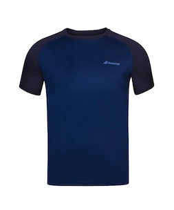 Koszulka dziecięca Babolat  Play Club Crew Neck Tee Estate Blue