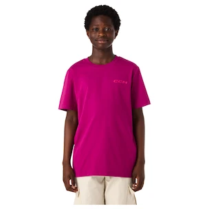 Koszulka dziecięca CCM  Casual Tee Boysenberry
